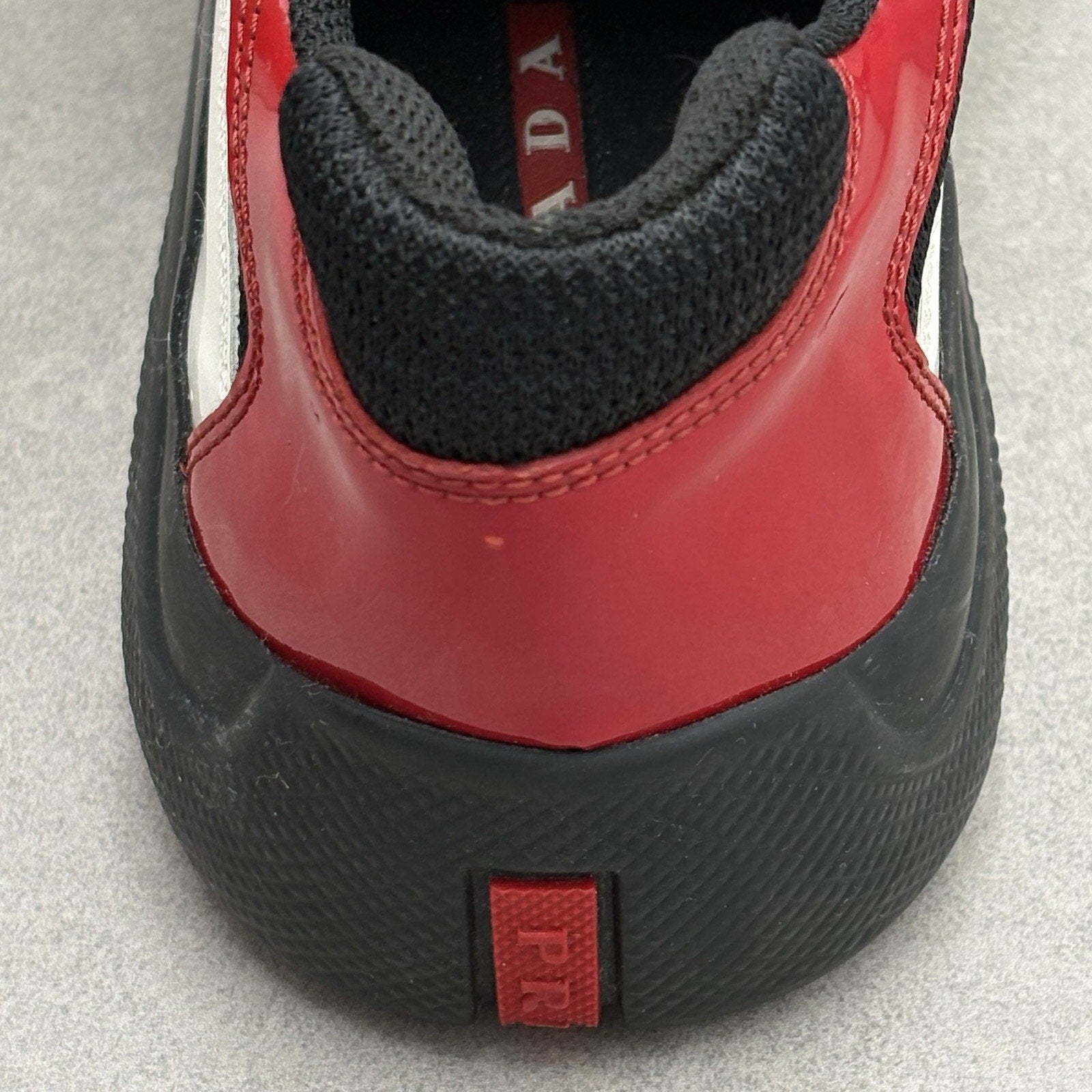 Prada Americas Cup ' Black White Red ' | Size 7 UK (8 US)