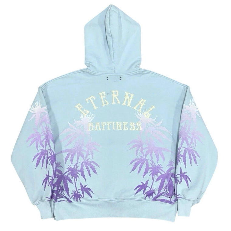 Eternal Happiness Embroidered Hoodie Blue — photo 3