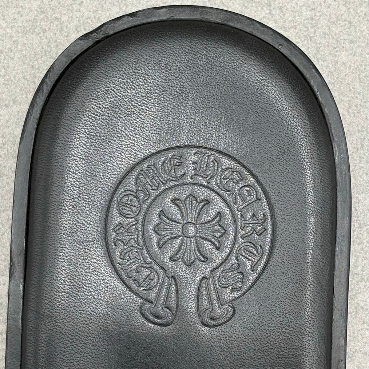 Leather Slides Black — photo 7