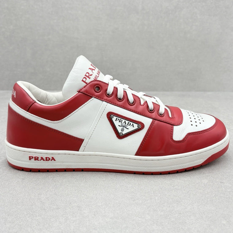 Downtown Leather Sneakers White Lacquer Red — photo 2