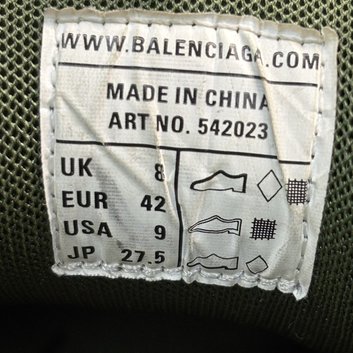 Track Sneakers Khaki Green — photo 11