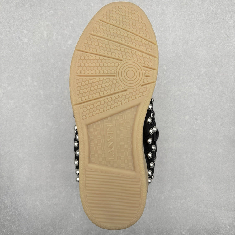 Studded Curb Sneaker Black — photo 7