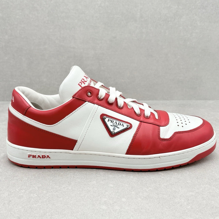 Downtown Leather Sneakers White Lacquer Red — photo 2