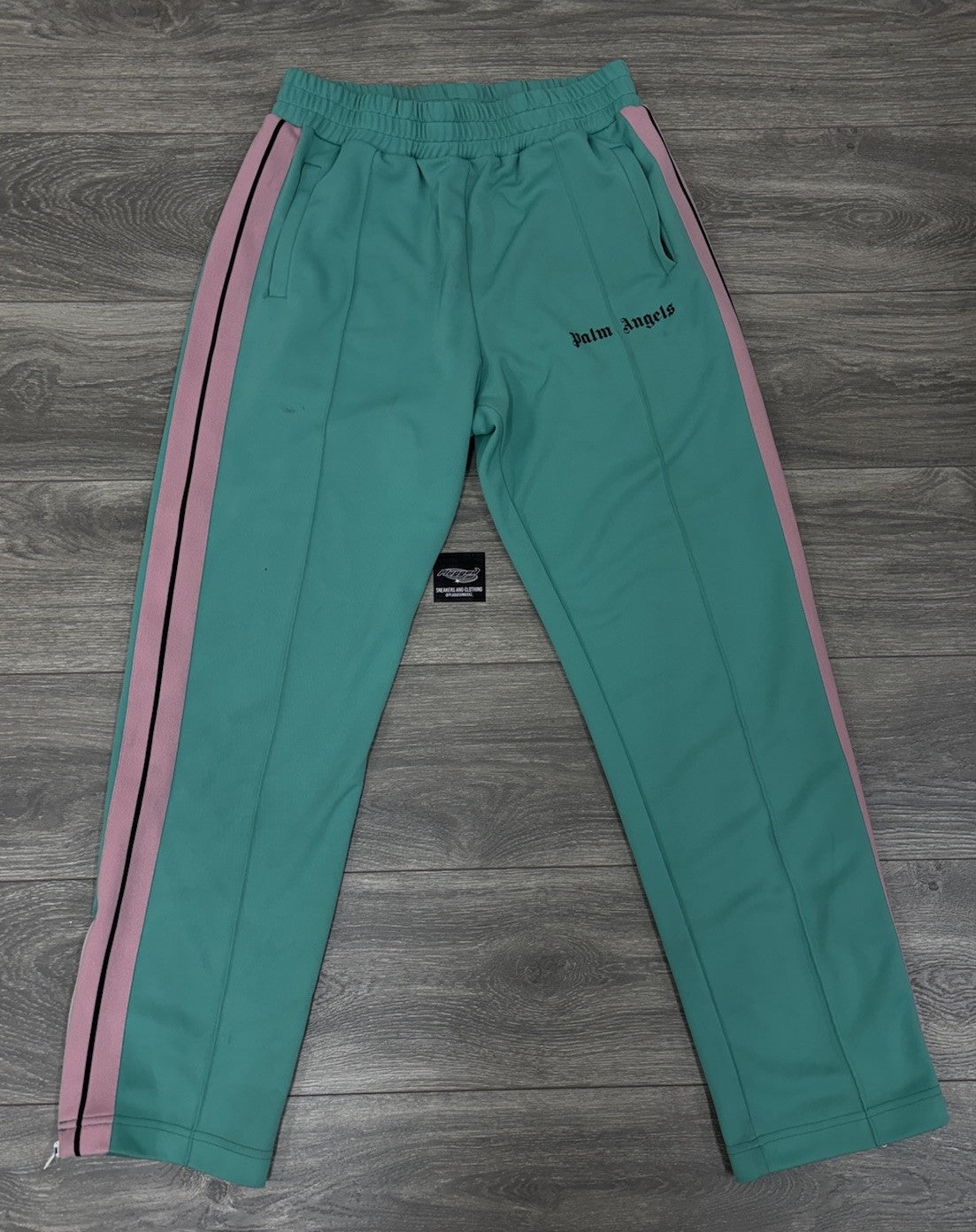 Size XL - Palm Angels Sweatpants ‘ Green, Pink ‘ | GOOD CONDITION!