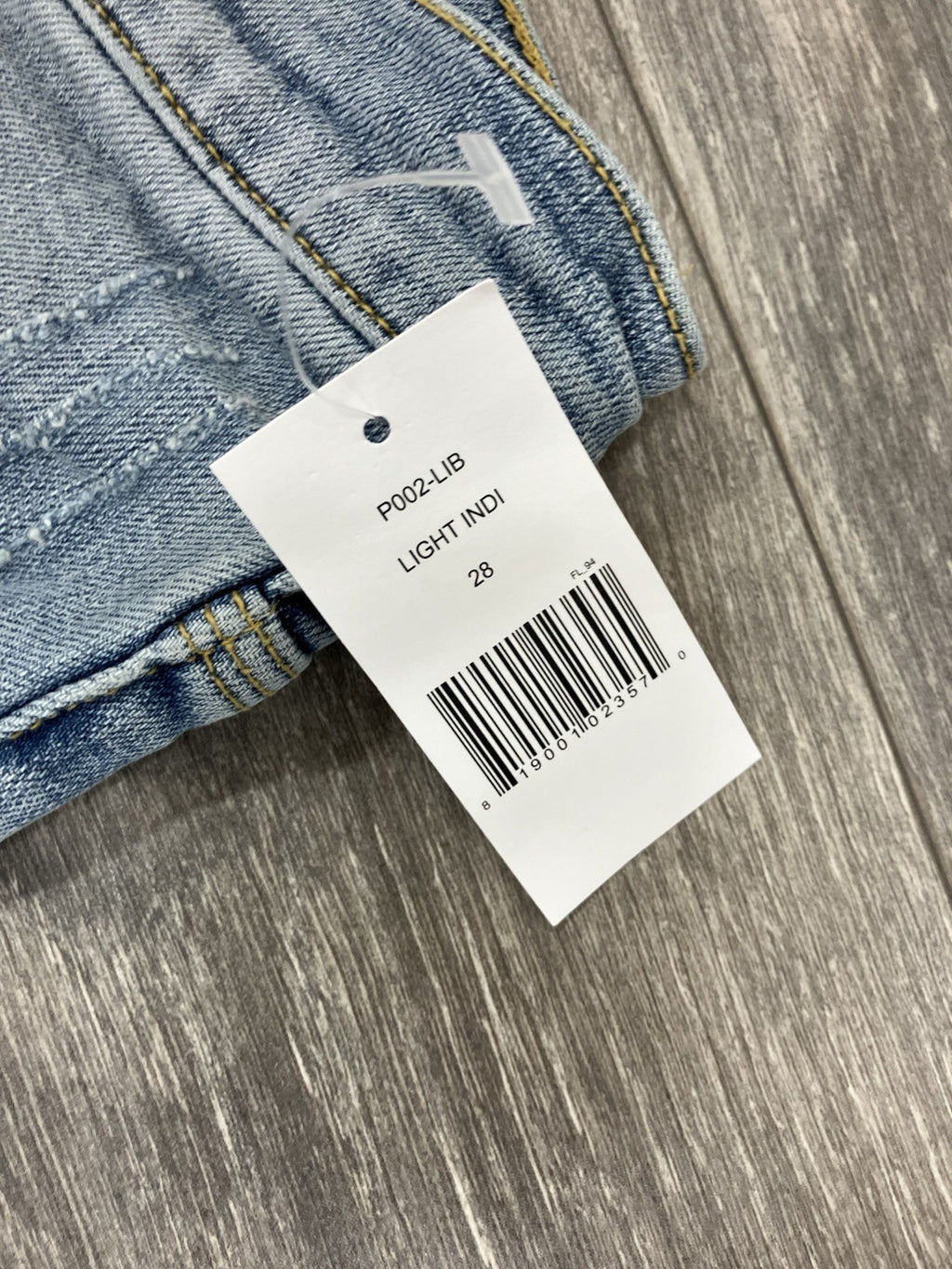 Size 28 - Purple Brand ' Light Indigo ' | Ripped-Knee | BRAND NEW!
