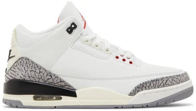 Size 8 - Air Jordan 3 Retro Mid ' White Cement Reimagined ' | SUPER CLEAN!