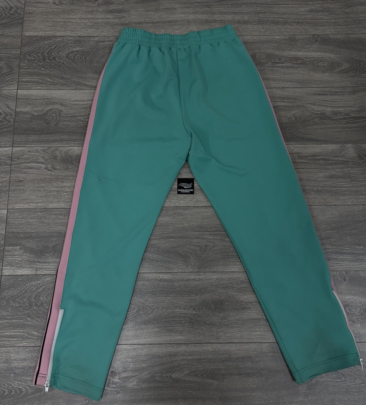 Size XL - Palm Angels Sweatpants ‘ Green, Pink ‘ | GOOD CONDITION!