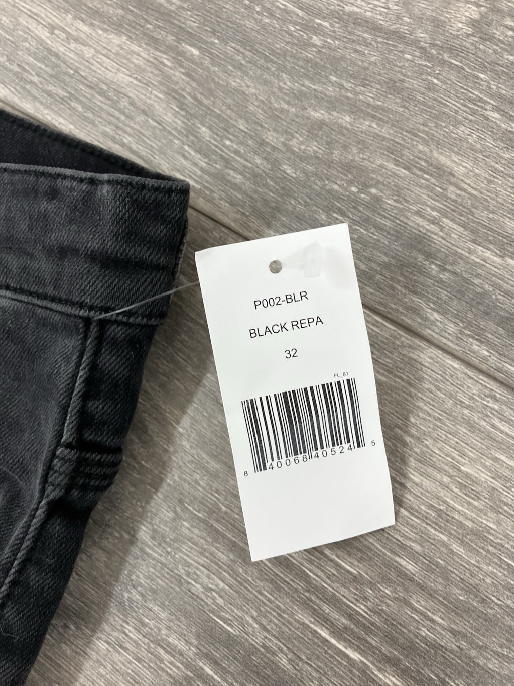 Size 30 - Purple Brand Drop Fit Mid Rise Skinny Jeans ' Black Repair ' | NEW!