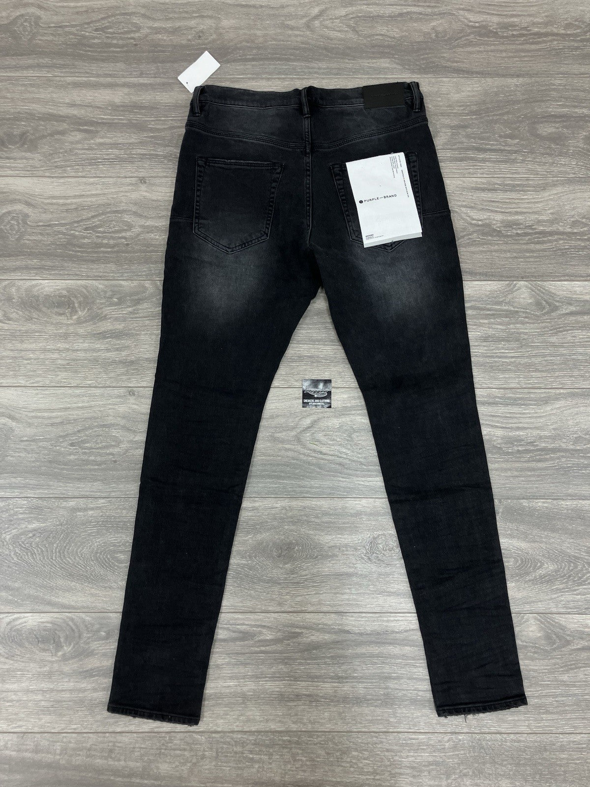 Size 30 - Purple Brand Drop Fit Mid Rise Skinny Jeans ' Black Repair ' | NEW!