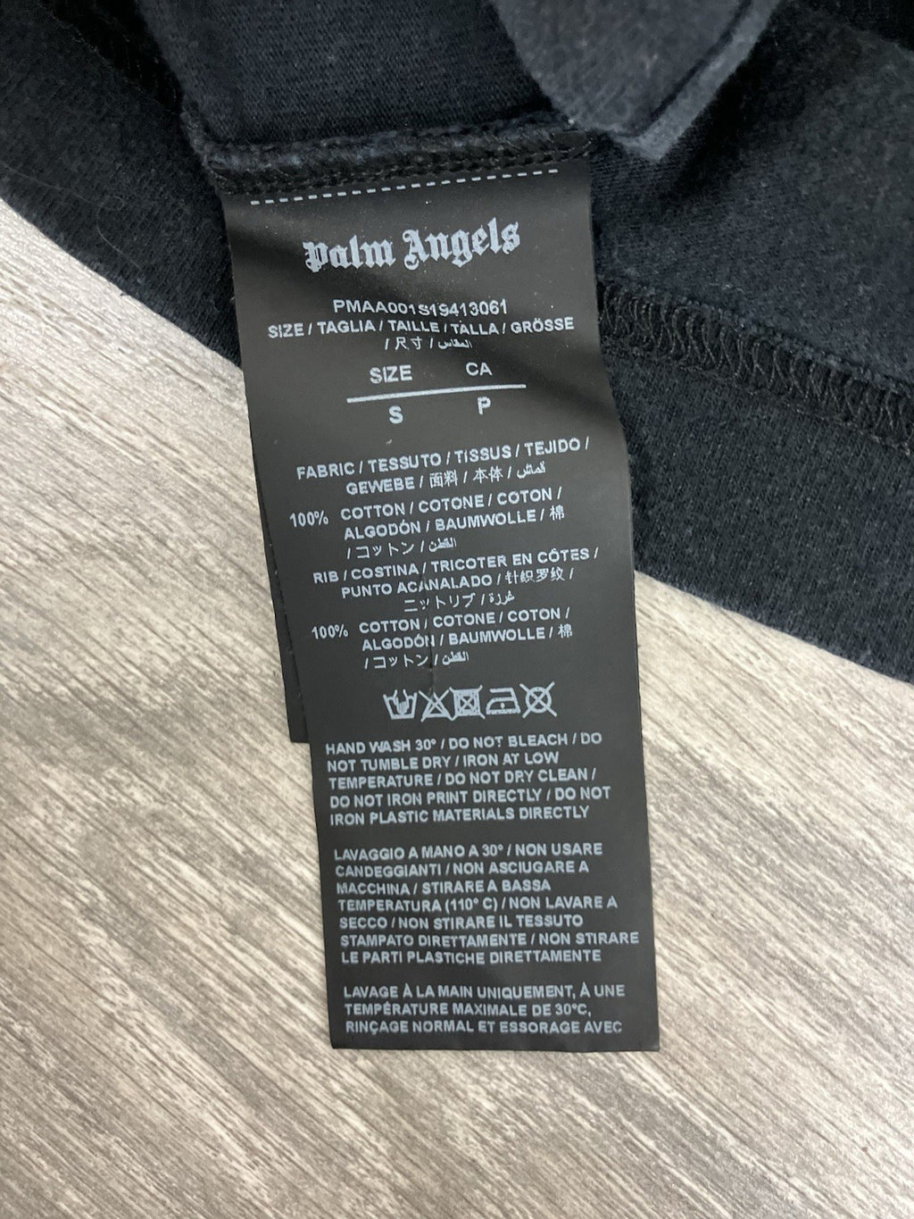 Size Small - Palm Angels Classic Yosemite Experience T-Shirt ' Black '