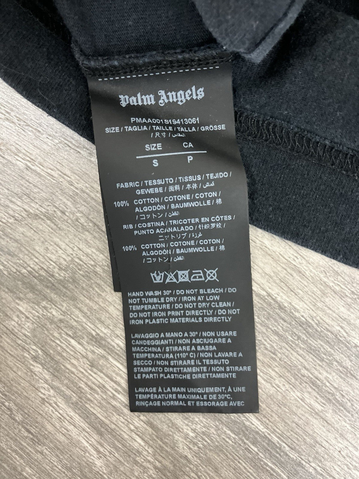 Size Small - Palm Angels Classic Yosemite Experience T-Shirt ' Black '