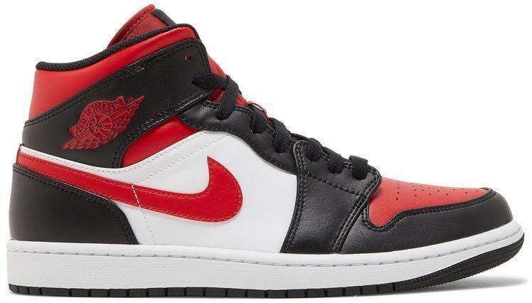 Size 8 - Jordan 1 Mid Bred Toe | SUPER CLEAN!